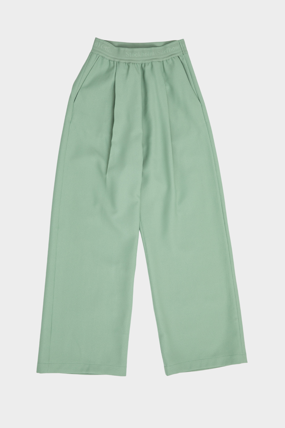 Pleated trousers_Green