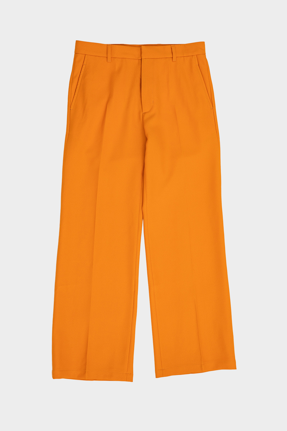 Bootcut trousers_Orange